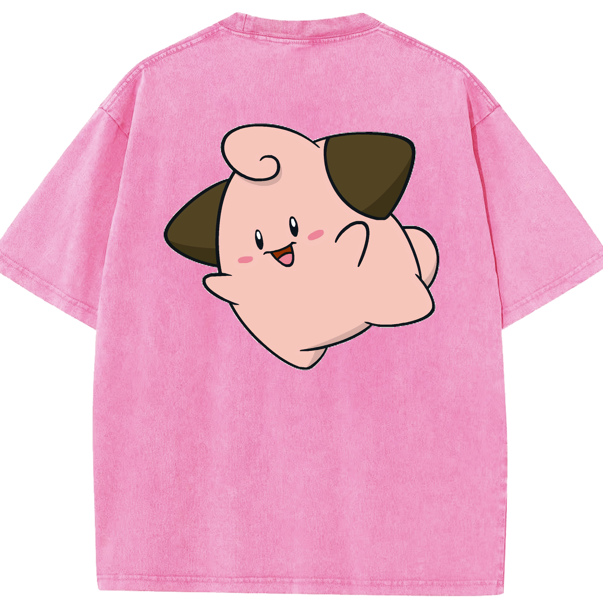 （画像用） ポケットモンスター Pokémon 綿100% ヴィンテージ風 半袖Tシャツ（背面プリント）